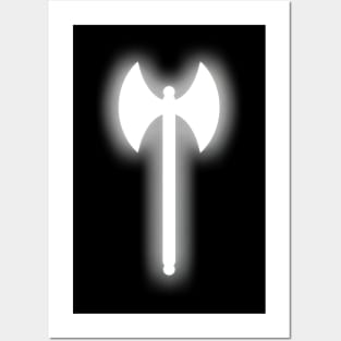 Spiritual Weapon (White Greataxe) Posters and Art